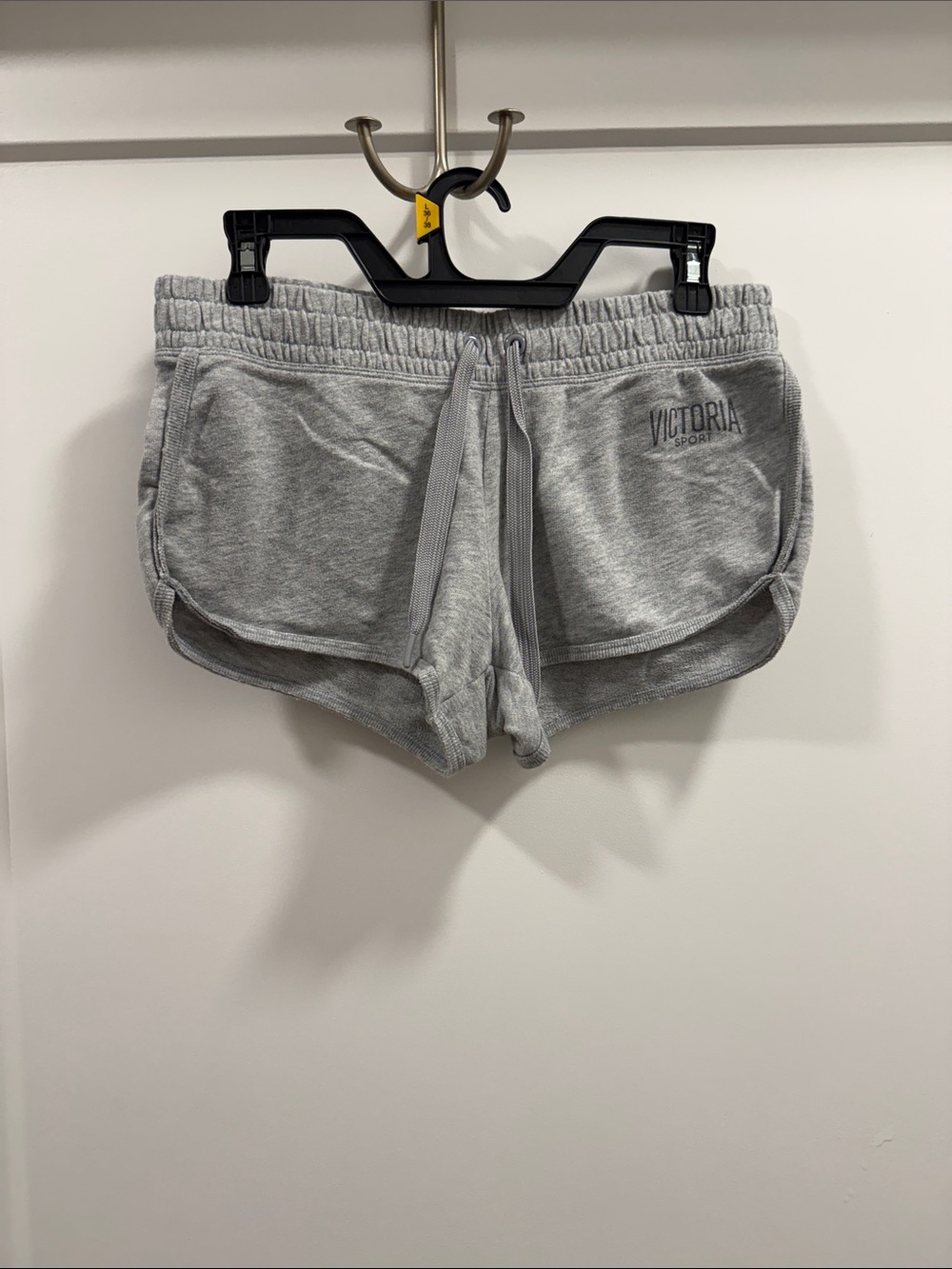 Victoria Sport Heather Gray Athletic Shorts with Drawstring
